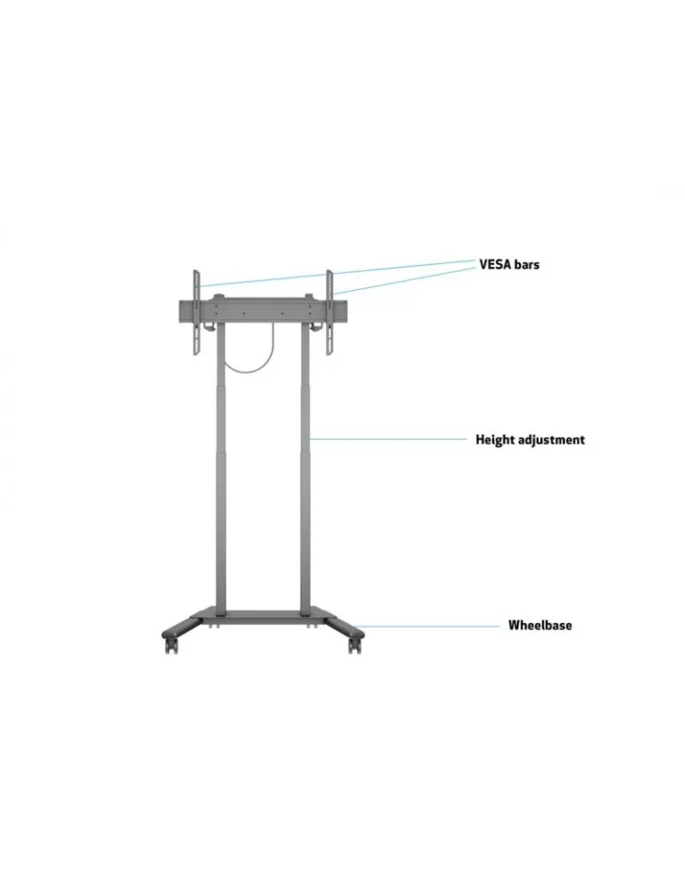 MULTIBRACKETS 6751 Support mobile motorisé  FloorStand 60kg écran de 37-90'' REF:
