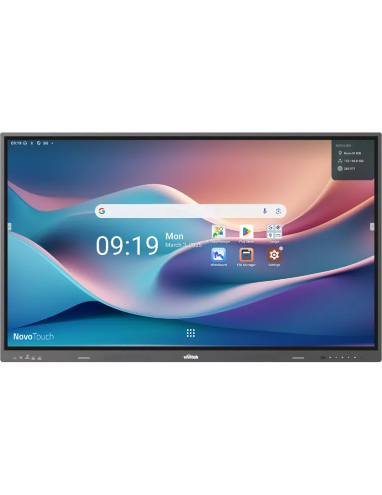 VIVITEK BK863i Moniteur Interactif 86''   16/9 4K D-LED 450cd/m²