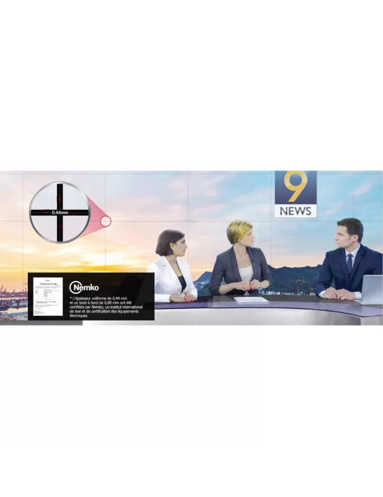 LG 55VSM5JH Moniteur 55'' mur d'images  55VSM5J-H 500 nits FHD 044 mm Mur vidéo aux bords ultra-fins
