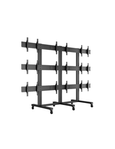 MULTIBRACKETS 9734 Support sol mobile Multibrackets Public Video Wall Stand - 9 écrans 40"-55" VESA Max 800x400
