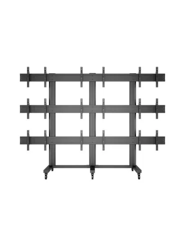 MULTIBRACKETS 9734 Support sol mobile Multibrackets Public Video Wall Stand - 9 écrans 40"-55" VESA Max 800x400 2