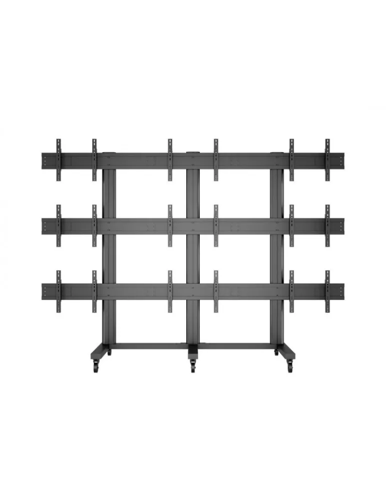 MULTIBRACKETS 9734 Soporte sol móvil Multibrackets Public Video Wall Stand - 9 pantallas 40 -55  VESA Max 800x400 MULTIBRACKET
