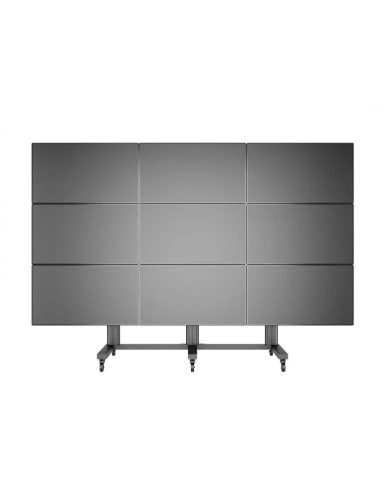 MULTIBRACKETS 9734 Support sol mobile Multibrackets Public Video Wall Stand - 9 screens 40 -55  VESA Max 800x400 MULTIBRACKETS