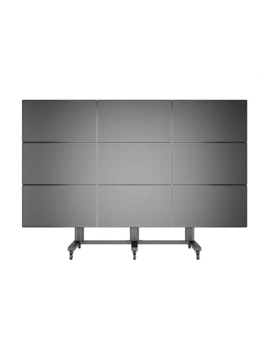 MULTIBRACKETS 9734 Mobiler Bodenständer Multibrackets Public Video Wall Stand - 9 Bildschirme 40 -55  VESA Max 800x400 MULTIBR