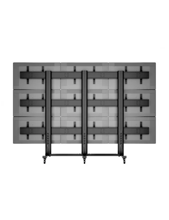MULTIBRACKETS 9734 Support sol mobile Multibrackets Public Video Wall Stand - 9 screens 40 -55  VESA Max 800x400 MULTIBRACKETS
