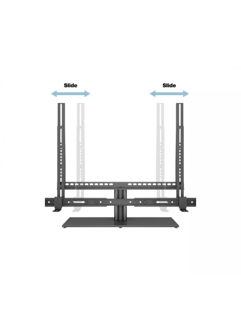 MULTIBRACKETS 2161 Table stand with integrated sound bar support Multibrackets TableStand Turn for 35  - 42  LCD screens VESA
