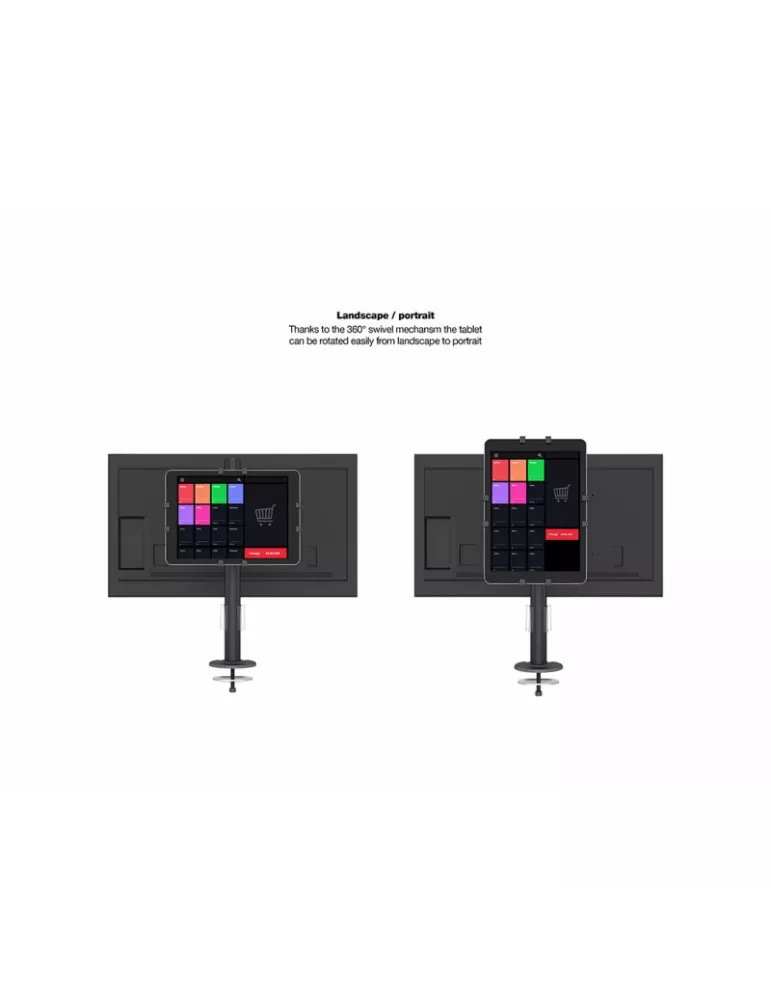MULTIBRACKETS 2819 Bildschirmhalterung Multibrackets VESA Deskmount Dual B2B with Lockable Tablet Mount - 7 -13 -Bildschirm VE