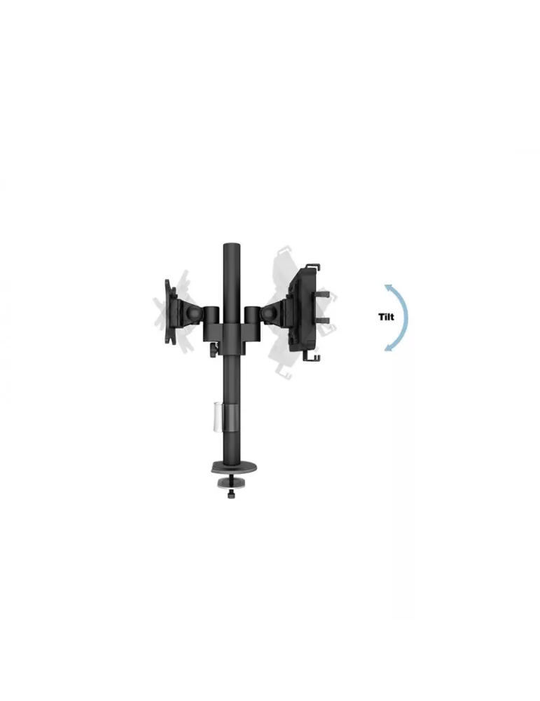 MULTIBRACKETS 2819 Support écran Multibrackets VESA Deskmount Dual B2B with Lockable Tablet Mount - écran 7 -13  VESA Max 100x