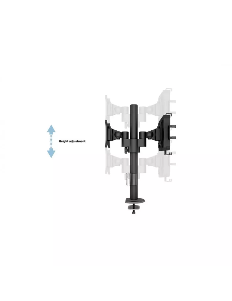 MULTIBRACKETS 2819 Support écran Multibrackets VESA Deskmount Dual B2B with Lockable Tablet Mount - écran 7"-13" VESA Max 100x1