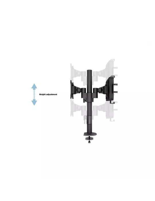 MULTIBRACKETS 2819 Support écran Multibrackets VESA Deskmount Dual B2B with Lockable Tablet Mount - écran 7"-13" VESA Max 100x1