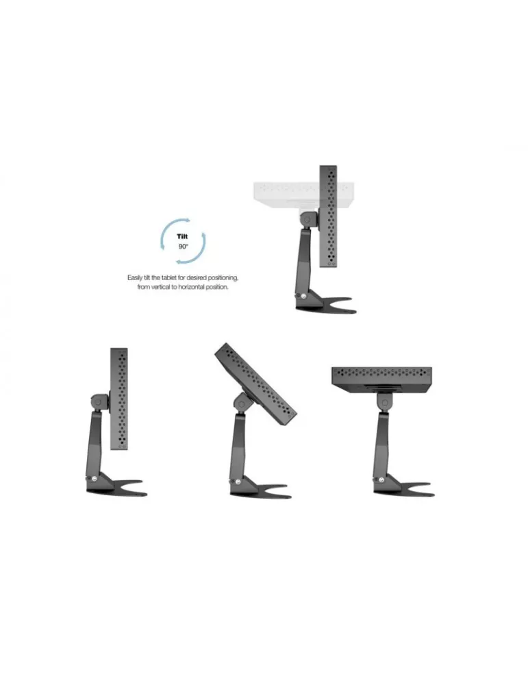 MULTIBRACKETS 2543 Soporte de mesa giratorio Multibrackets Tablestand para soporte de tableta bloqueable   caja - pantalla de
