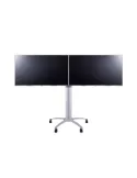 MULTIBRACKETS 5392 Soporte móvil Doble ecrans Multibrackets Public Display Stand 145 Dual Silver - écran 46 -52  VESA Max 800x