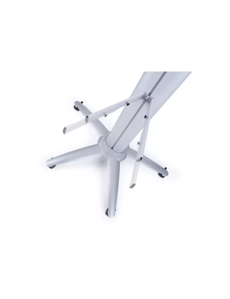 MULTIBRACKETS 5392 Mobiler Ständer Doppelbildschirme Multibrackets Public Display Stand 145 Dual Silver - Bildschirm 46 -52  V
