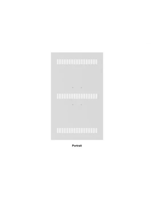 MULTIBRACKETS 1133 Plaque arrière caisson Multibrackets Enclosure 43  Back Plate Small White MULTIBRACKETS MUL1133 | MusicGood