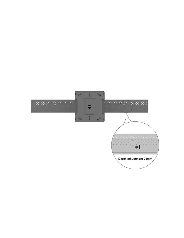 MULTIBRACKETS 3311 Gehäuse mit Deckenhalterung Multibrackets Enclosure 55  Ceiling Medium Black MULTIBRACKETS MUL3311 | MusicG