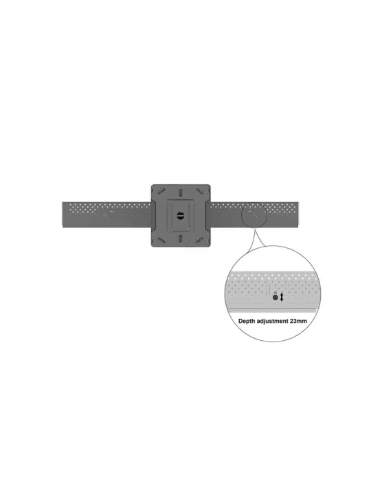 MULTIBRACKETS 3311 Caisson avec support plafond Multibrackets Caja 55  Techo Mediano Negro MULTIBRACKETS MUL3311 | MusicGoodDe