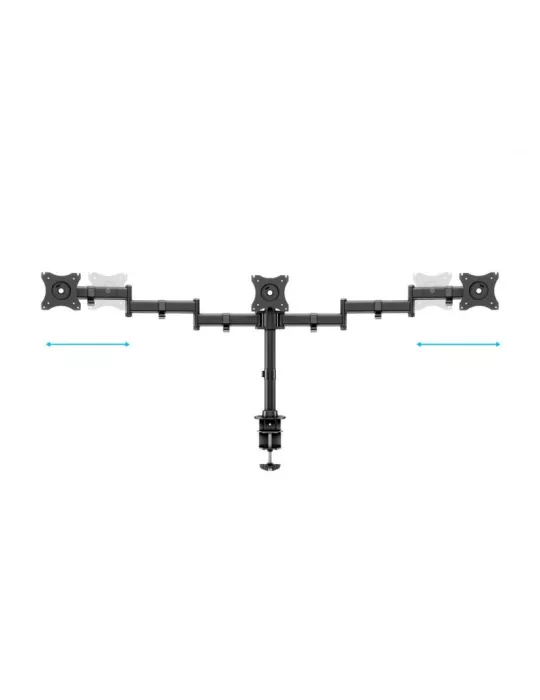 MULTIBRACKETS 3385 Multibrackets Deskmount Basic Triple rotating table stand - 3 screens 15  - 27  VESA Max 100x100 MULTIBRACK