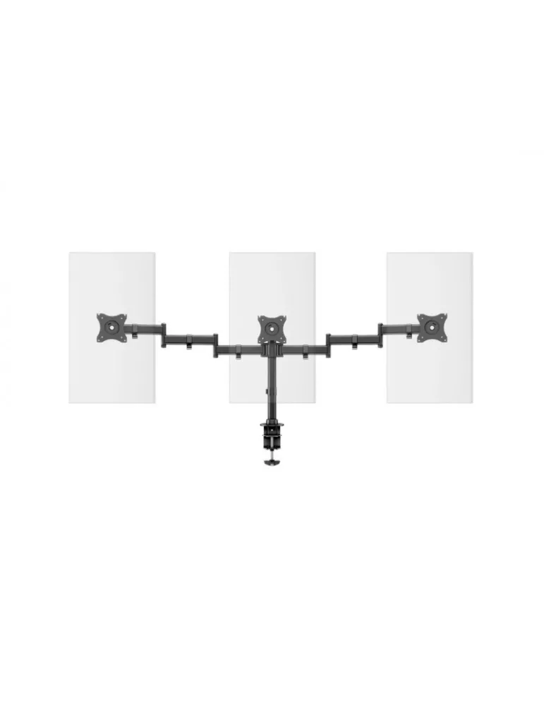 MULTIBRACKETS 3385 Drehbarer Tischständer Multibrackets Deskmount Basic Triple - 3 Bildschirme 15  - 27  VESA Max 100x100 MULT