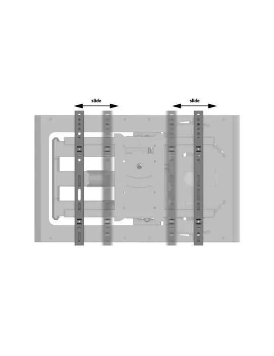 MULTIBRACKETS 0198 Gelenkige Wandhalterung mit STB-Gehäuse Multibrackets Hospitality Flexarm with STB Enclosure für 37 -70  LC