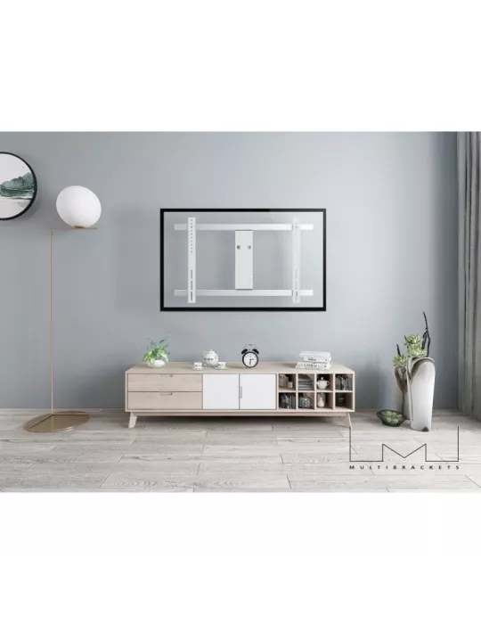 MULTIBRACKETS 0150 GELENKIGE WANDHALTERUNG WEISS FLEXARM THIN LARGE FÜR LCD-BILDSCHIRM 37 - 65  - GEWICHT 30KG VESA MAX 600X40