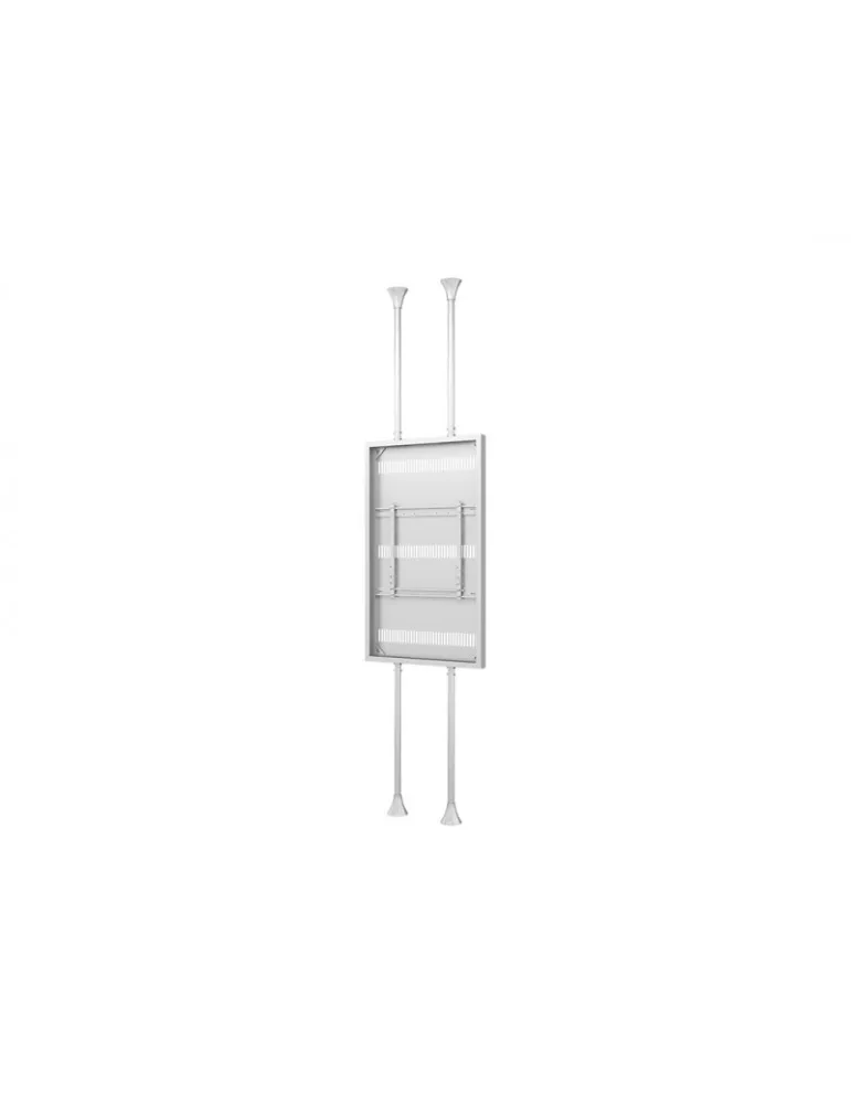 MULTIBRACKETS 5742 Support sol plafond avec caisson Multibrackets Enclosure 75  Floor to Ceiling Medium Blanc - écran 75  VESA