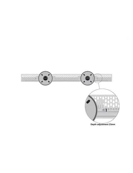 MULTIBRACKETS 5742 Support sol plafond avec caisson Multibrackets Enclosure 75  Floor to Ceiling Medium Blanc - écran 75  VESA