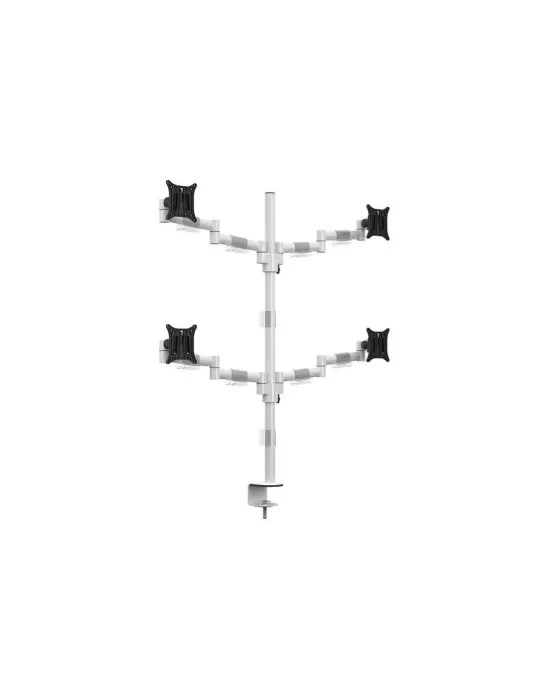 MULTIBRACKETS 5587 Soporte de mesa giratorio Multibrackets Deskmount Officeline Quad Blanco - Pantalla 15  - 30  Vesa Max 100x