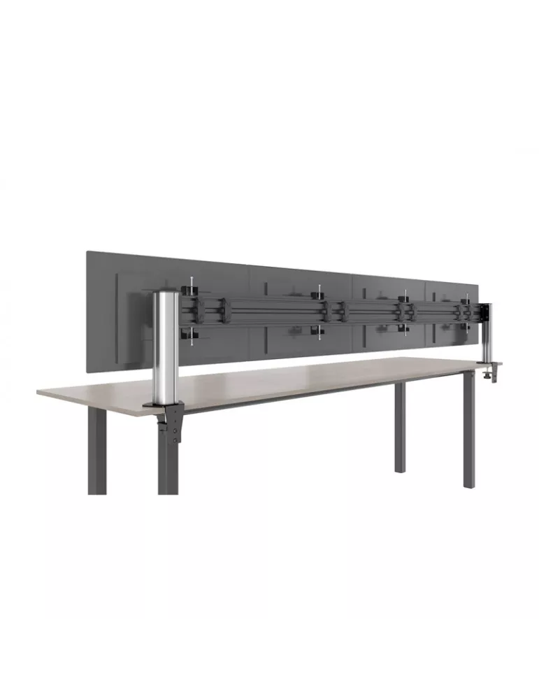 MULTIBRACKETS 5537 Soporte de mesa Multibrackets Columna de sobremesa Pro 4x1 MBDM4x1U - 4 pantallas 15-32  VESA Máx. 100x100