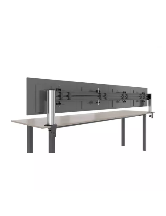 MULTIBRACKETS 5537 Multibrackets table stand Deskmount Column Pro 4x1 MBDM4x1U - 4 screens 15-32  VESA Max 100x100 MULTIBRACKE