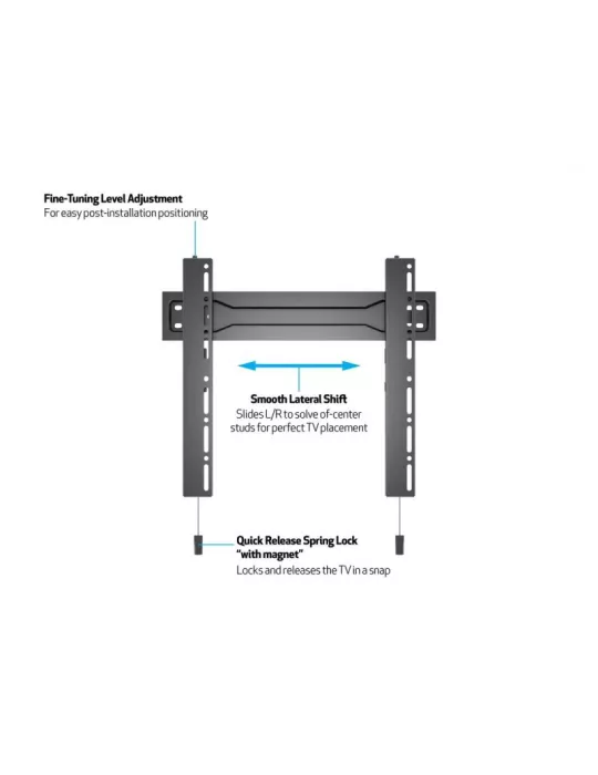 MULTIBRACKETS 5556 Multibrackets VESA Wallmount SuperSlim Fixed 400 Max REF  MULTIBRACKETS MUL5556 | MusicGoodDeal
