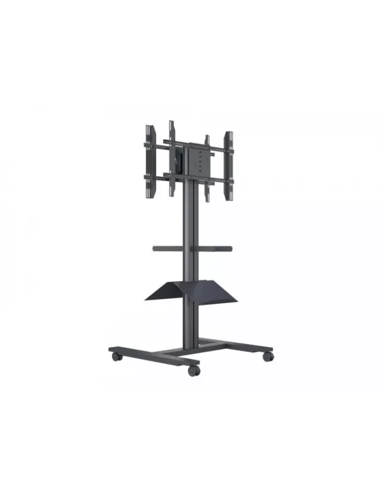 MULTIBRACKETS 5983 Mobiler neigbarer Ständer Multibrackets Public Display Stand 180 HD Back to Back Black - 2 Bildschirme 55 -