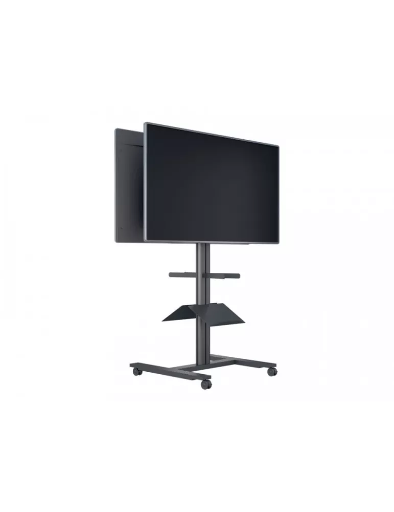 MULTIBRACKETS 5983 Soporte móvil inclinable Multibrackets Public Display Stand 180 HD Back to Back Negro - 2 pantallas 55 -80