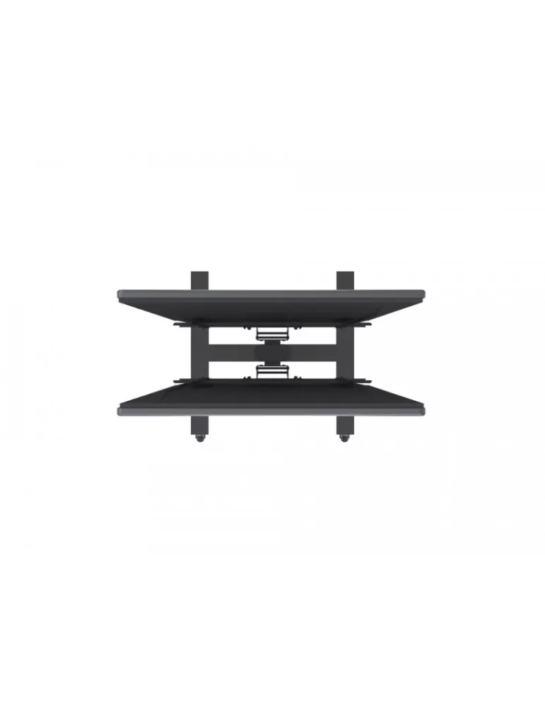 MULTIBRACKETS 5983 Mobiler neigbarer Ständer Multibrackets Public Display Stand 180 HD Back to Back Black - 2 Bildschirme 55 -
