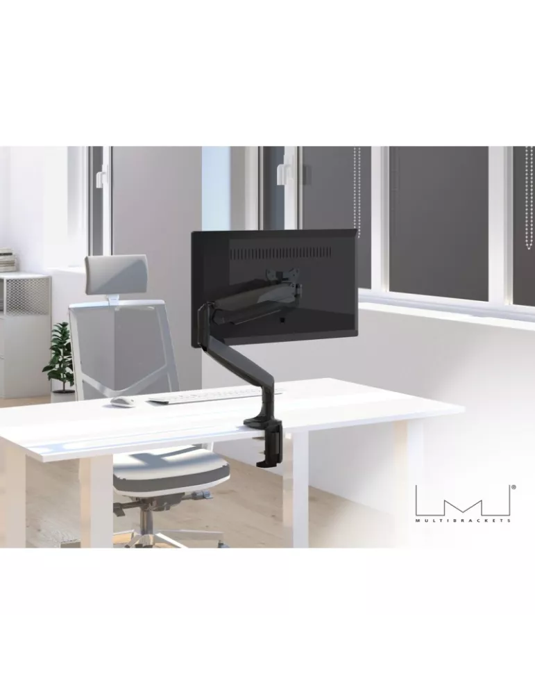 MULTIBRACKETS 3262 Support de table articulé Multibrackets Deskmount Gas Spring Single Black - écran de 15" - 30" VESA Max 100x
