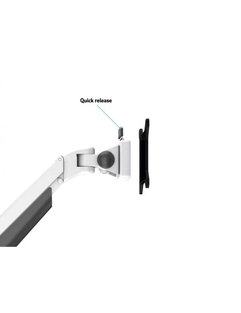 MULTIBRACKETS 7181 Support de table articulé Multibrackets M VESA Gas Lift Arm Dual - 2 écranS de 15"- 32" VESA Max 100x100