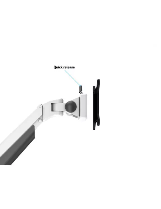 MULTIBRACKETS 7181 Support de table articulé Multibrackets M VESA Gas Lift Arm Dual - 2 écranS de 15"- 32" VESA Max 100x100