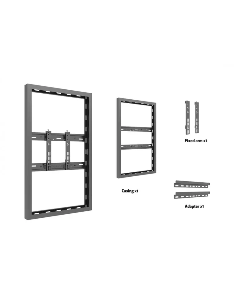 MULTIBRACKETS 6671 Cadre mural sécurisé moniteur Multibrackets PRO Series Enclosure 43'' REF: