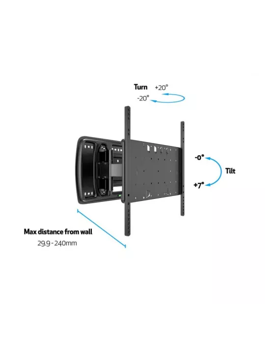MULTIBRACKETS 4036 Wall mount incl.   rotative Multibrackets Super Slim Tilt   Turn REF  MULTIBRACKETS MUL4036 | MusicGoodDeal