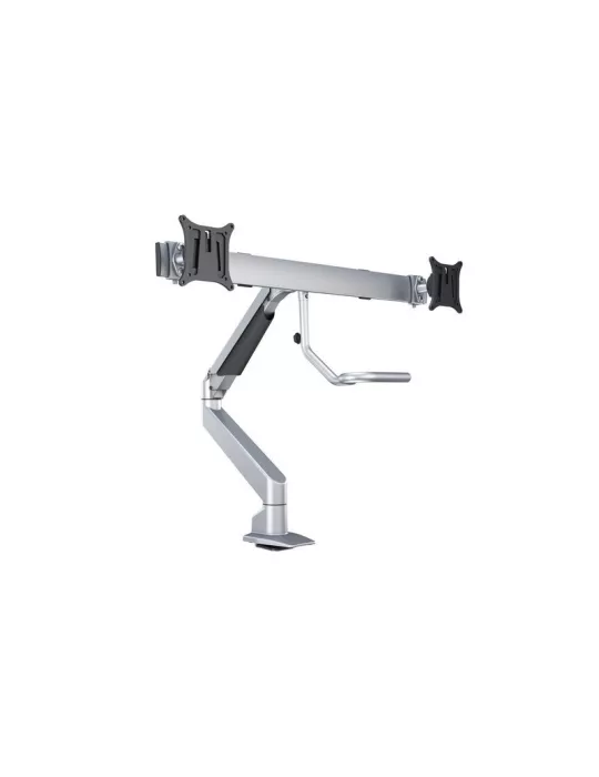 MULTIBRACKETS 6362 Articulated table support Multibrackets Gas Lift Arm w. Duo Crossbar - 2 screens 15 - 28  VESA Max 100x100