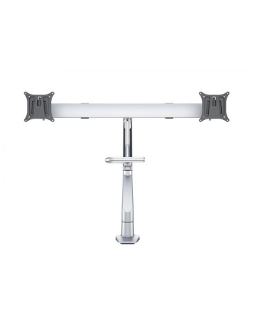 MULTIBRACKETS 6362 Gelenkige Tischhalterung Multibrackets Gas Lift Arm w. Duo Crossbar - 2 Bildschirme von 15 -28  VESA Max 10 2