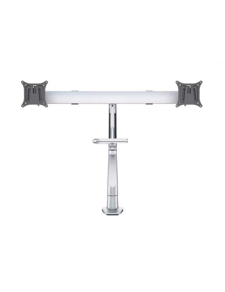 MULTIBRACKETS 6362 Support de table articulé Multibrackets Gas Lift Arm w. Duo Crossbar - 2 écrans de 15"- 28" VESA Max 100x100