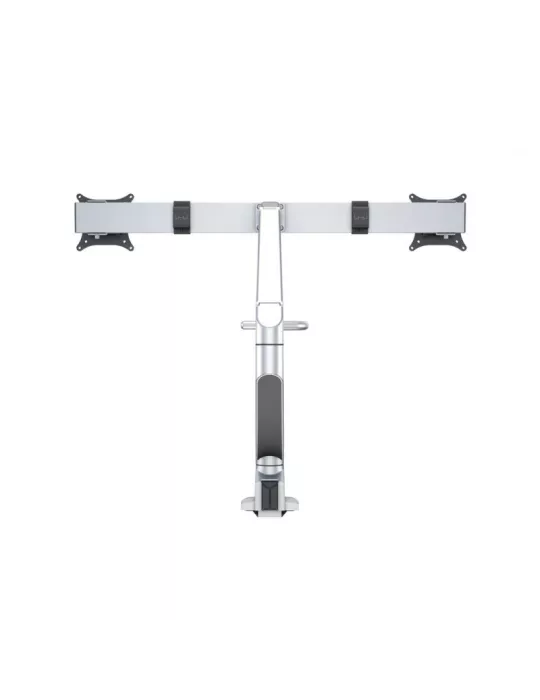 MULTIBRACKETS 6362 Gelenkige Tischhalterung Multibrackets Gas Lift Arm w. Duo Crossbar - 2 Bildschirme von 15 -28  VESA Max 10