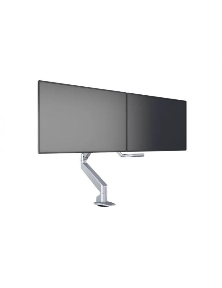 MULTIBRACKETS 6362 Support de table articulé Multibrackets Gas Lift Arm w. Duo Crossbar - 2 écrans de 15"- 28" VESA Max 100x100