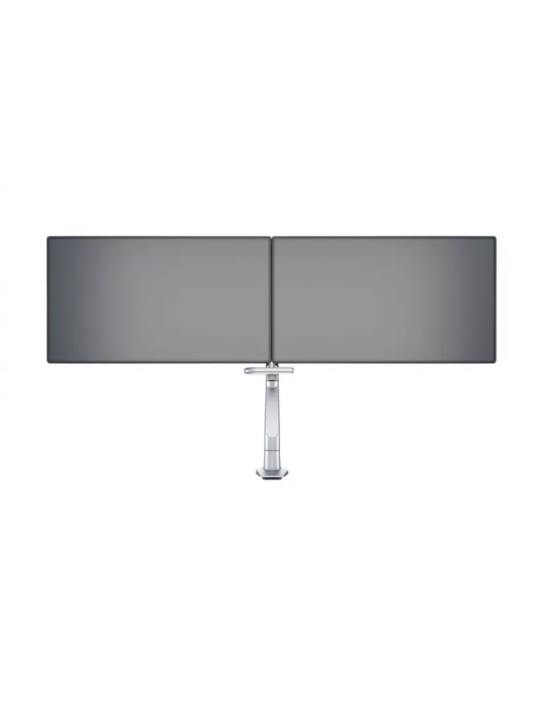 MULTIBRACKETS 6362 Support de table articulé Multibrackets Gas Lift Arm w. Duo Crossbar - 2 écrans de 15"- 28" VESA Max 100x100