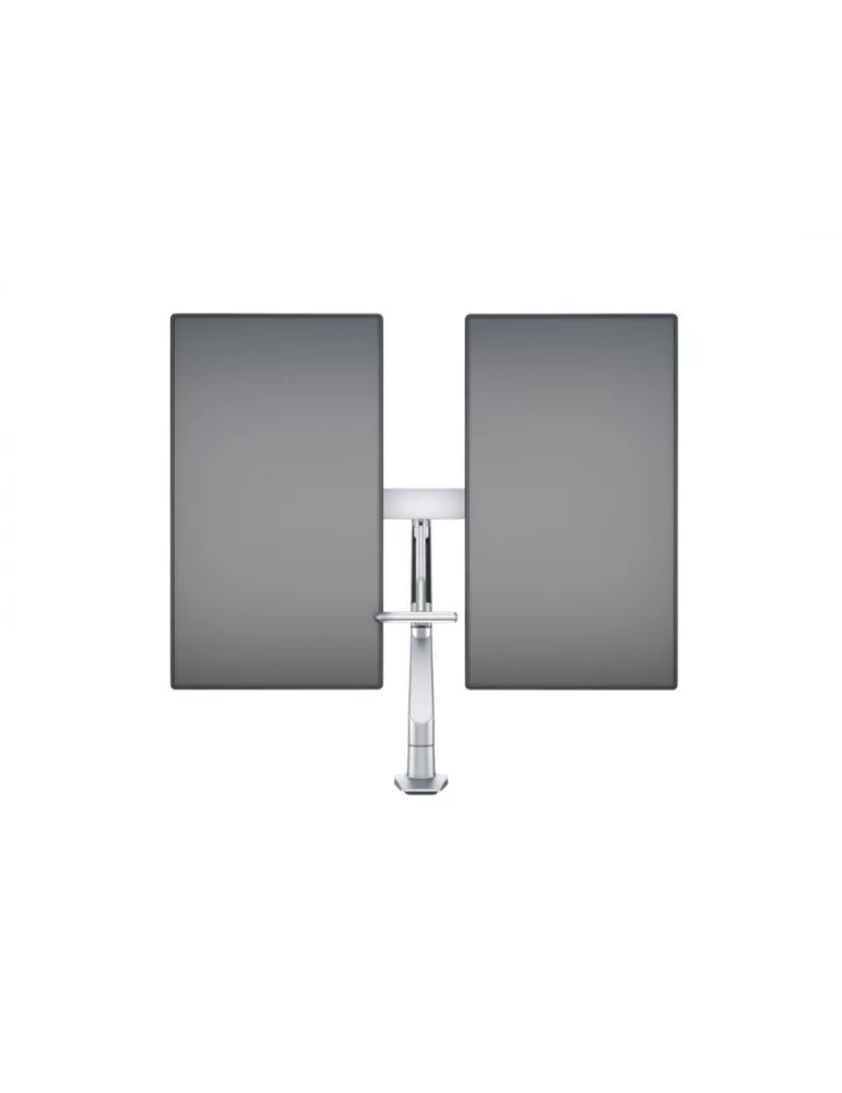MULTIBRACKETS 6362 Support de table articulé Multibrackets Gas Lift Arm w. Duo Crossbar - 2 écrans de 15"- 28" VESA Max 100x100