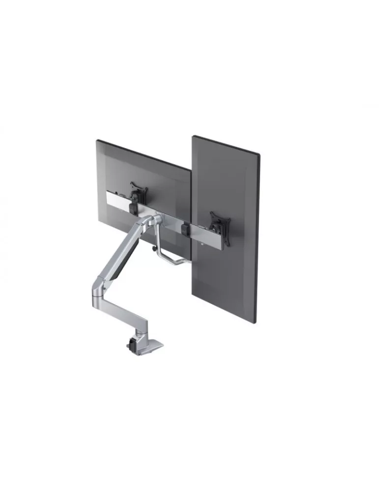 MULTIBRACKETS 6362 Articulated table support Multibrackets Gas Lift Arm w. Duo Crossbar - 2 screens 15 - 28  VESA Max 100x100