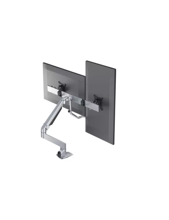 MULTIBRACKETS 6362 Articulated table support Multibrackets Gas Lift Arm w. Duo Crossbar - 2 screens 15 - 28  VESA Max 100x100