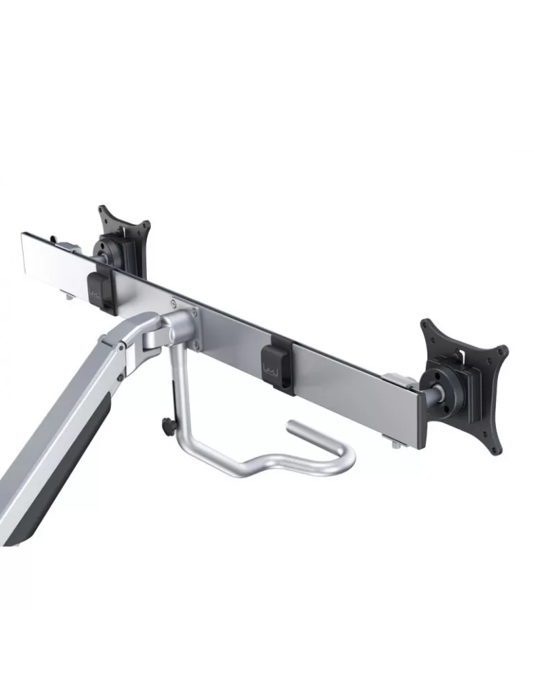 MULTIBRACKETS 6362 Soporte de mesa articulado Multibrackets Brazo de elevación a gas c. Travesaño Duo - 2 pantallas 15 - 28  V