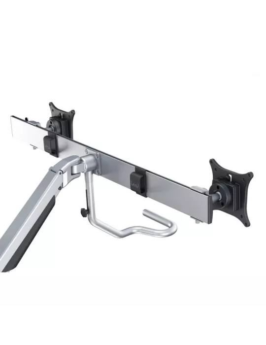 MULTIBRACKETS 6362 Support de table articulé Multibrackets Gas Lift Arm w. Duo Crossbar - 2 écrans de 15"- 28" VESA Max 100x100