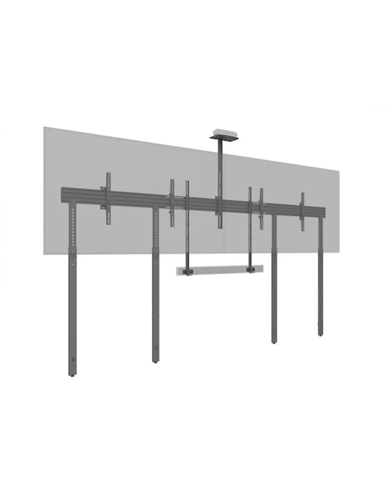 MULTIBRACKETS 3991 Soporte sol mur Multibrackets Colaboración - Side by Side con soportes - écran 32 -90  VESA Max 800x400 MUL